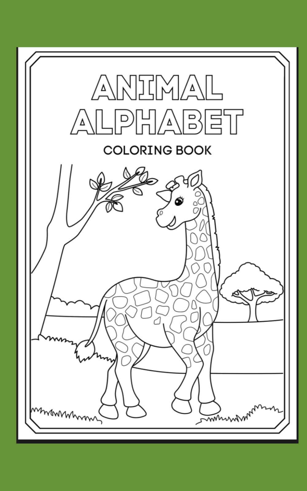 Animal Alphabet Colouring Book