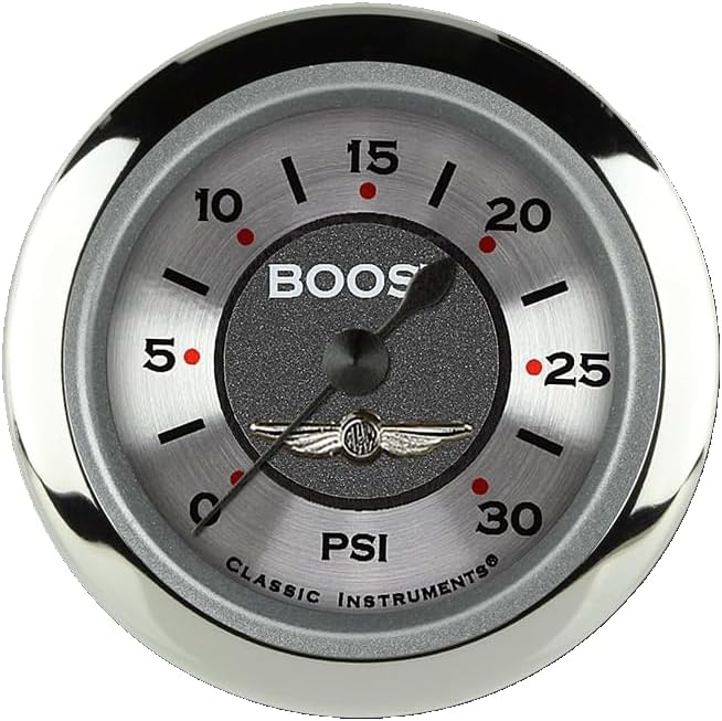 Classic Instruments AW142SRC All American 2 1/8"" Boost Gauge 30 PSI Electric