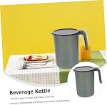 DOITOOL Beverage Pitcher Cold Water Kettle with Handle and Lid Heat Resistant Plastic Juice Jug Large Opening for Easy Refill and Cleaning for Parties Picnics Swimming Pools