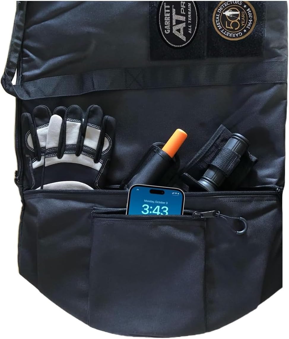 53" Heavy Duty XL 3 Zipper Metal Detector Carry/Travel Bag