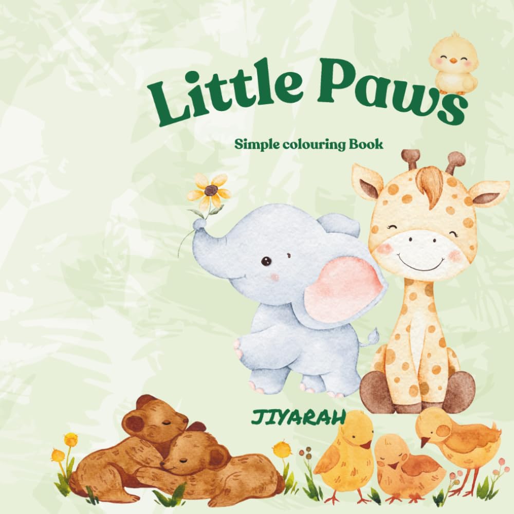 Little Paws: Simple Colouring Book-Animal figures