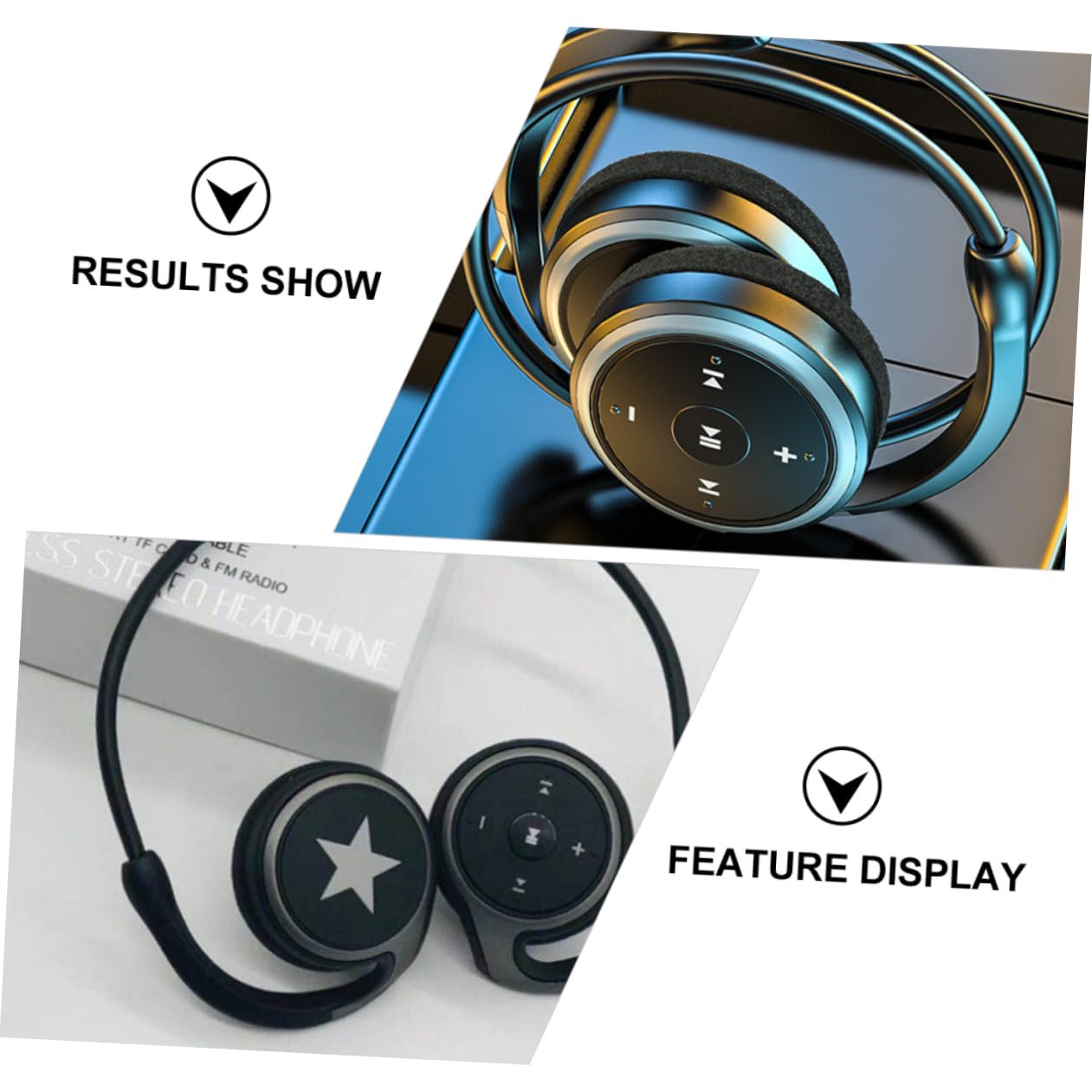 Ipetboom Auricolari Wireless da Viaggio con Riduzione del Rumore, Mini Auricolari Sportivi con Gancio Posteriore per Orecchio, Cuffie Esterne Portatili per Auto e Attività All’aperto,