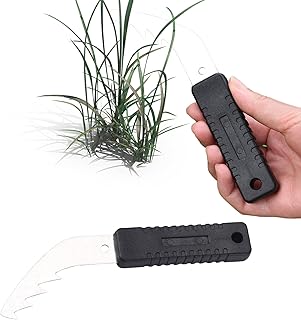 ガーデニング用除草草取りツールシリーズ | 2点セット ヘビーデューティ 手動プッラー,握りやすい人間工学ハンドル付き 手動草取り器具,根こそぎ、芝生、庭、根、割れ目、隙間、植物ケア用