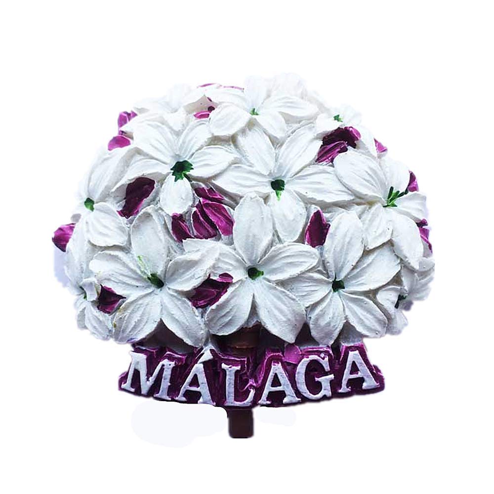 3D Malaga Spain Fridge Magnet Souvenir Gift Collection Home & kitchen Decoration Magnetic Sticker Malaga Spain Refrigerator Magnet