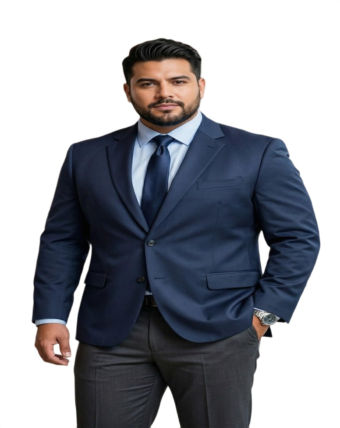 Men's Formal Blazer, Navy Blue Blazer for Men-picture-21