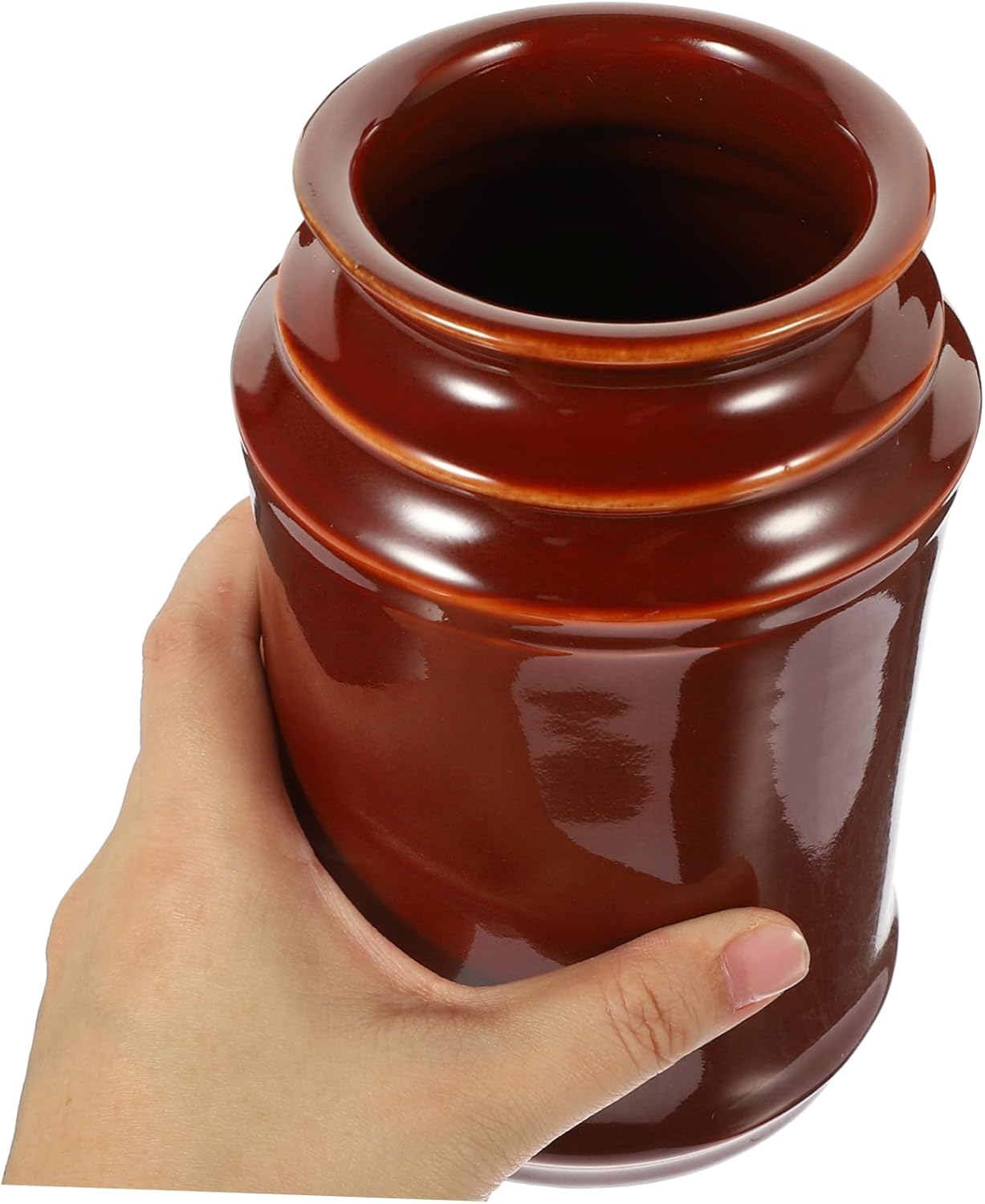 Hemoton Multi-functional Ceramic Utensil Holder Sturdy Kitchen Cutlery Storage for Chopsticks Spoons and Forks for Home and Restaurant Decor