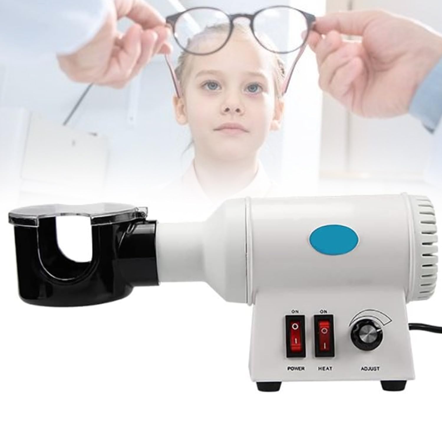 Ajusteur de lunettes thermique pour l'entraînement en optométrie