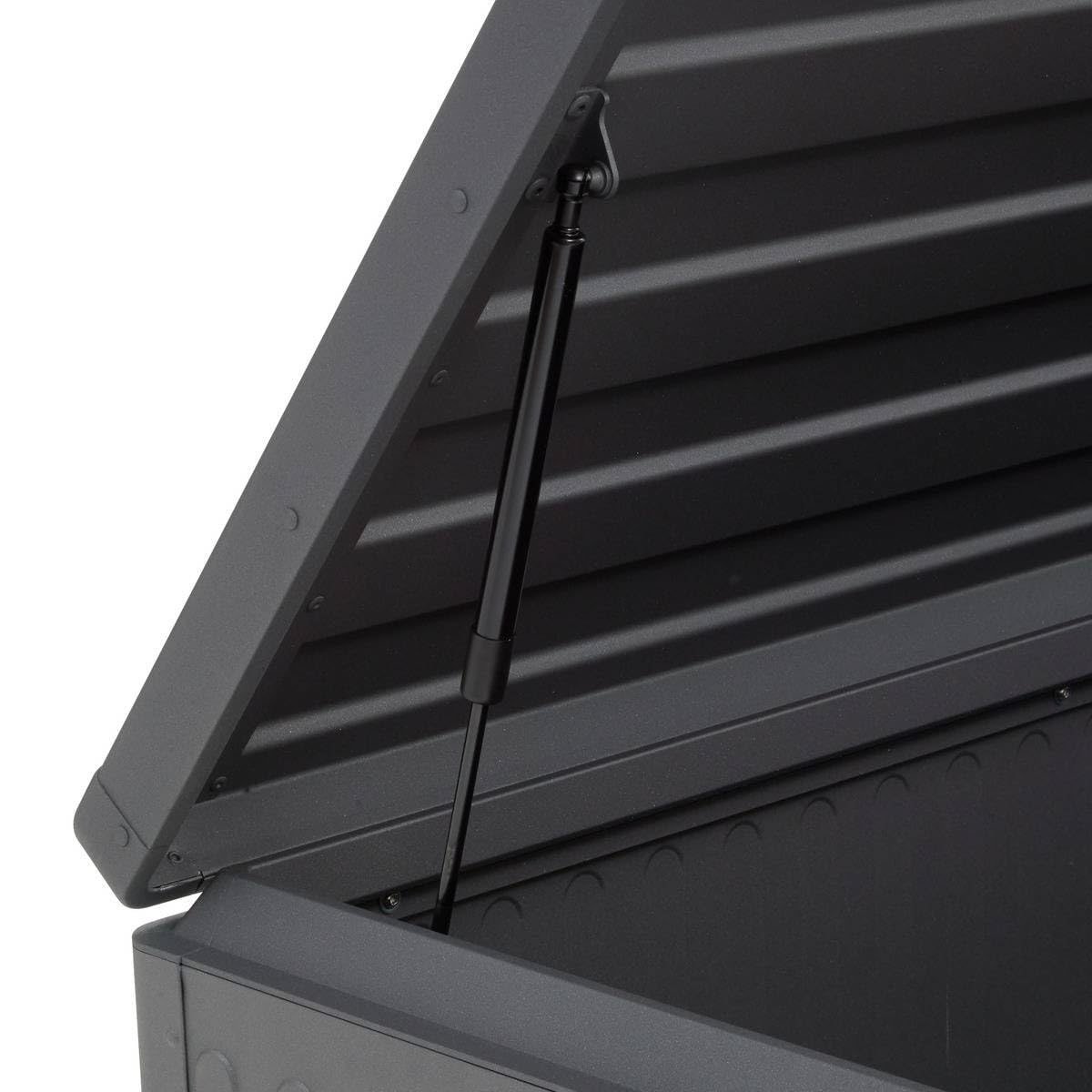 Hespéride - Coffre de rangement edenio graphite l 182,2 x 78 x 89,4cm en aluminium