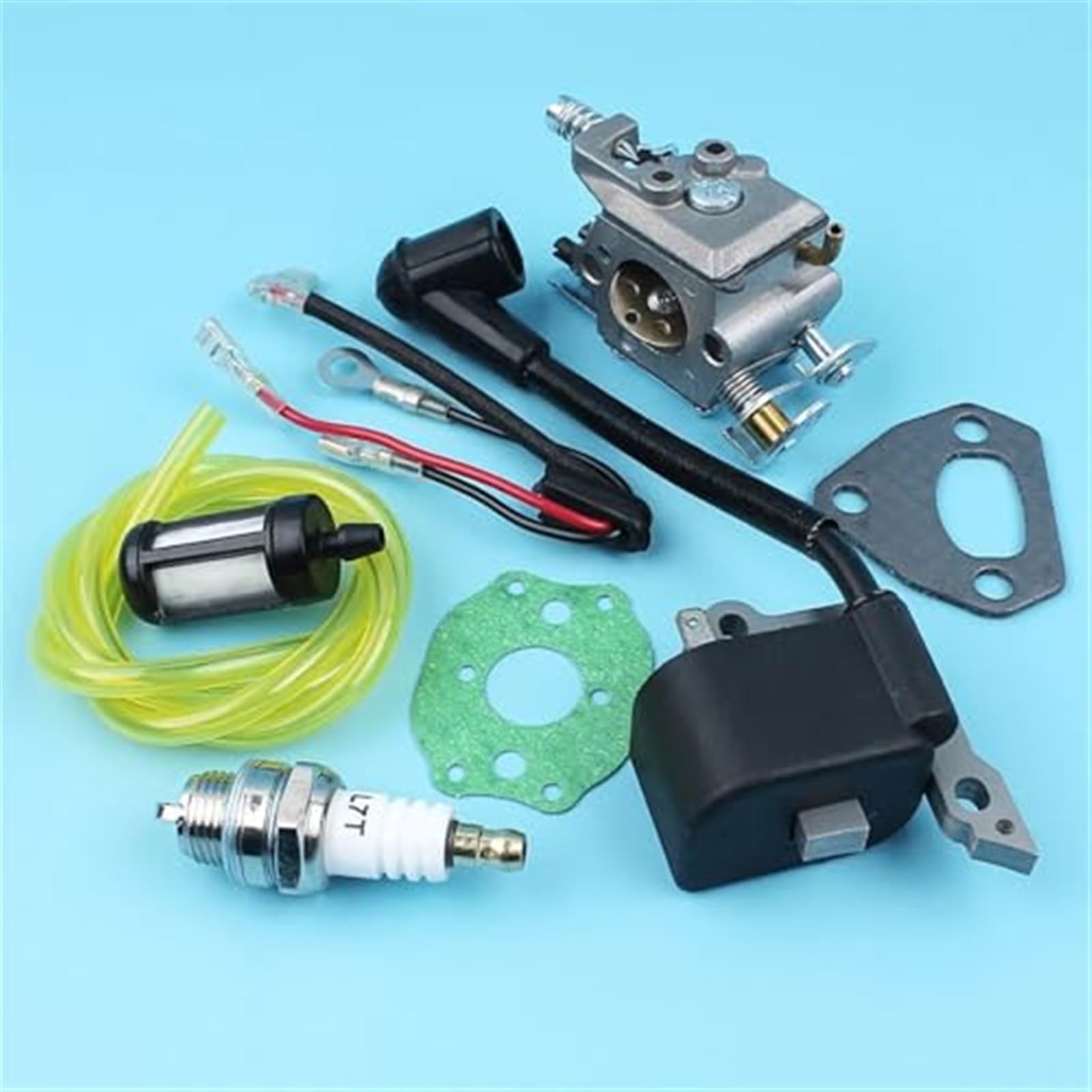 Guarnizione marmitta filtro linea carburante bobina di accensione carburatore, for Husqvarna, 36 41 136 136LE 137 137E 141 141LE 142 142E motosega Ricambi per carburatori