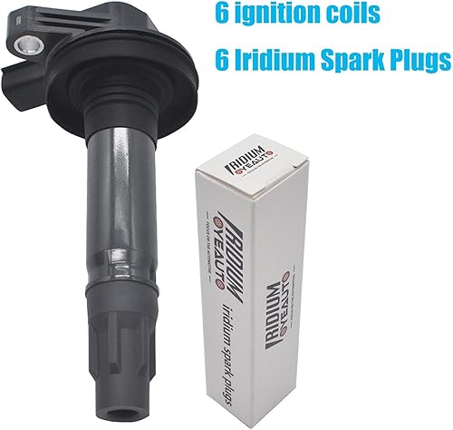 Miniatura 3 de OYEAUTO Paquete de 6 bujías de iridio UF553 7T4Z-12029-E compatibles con Ford Lincoln Mazda F-150 Explorer Taurus Mustang MKS MKX CX-9