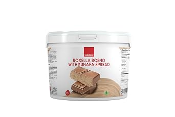 Premium Biscuit Hazelnut Cream Spread with Kunafa 11 lb Smooth & Crunchy Dessert Spread Bueno-Style Rich Flavor for Baking, Desserts & Food Service