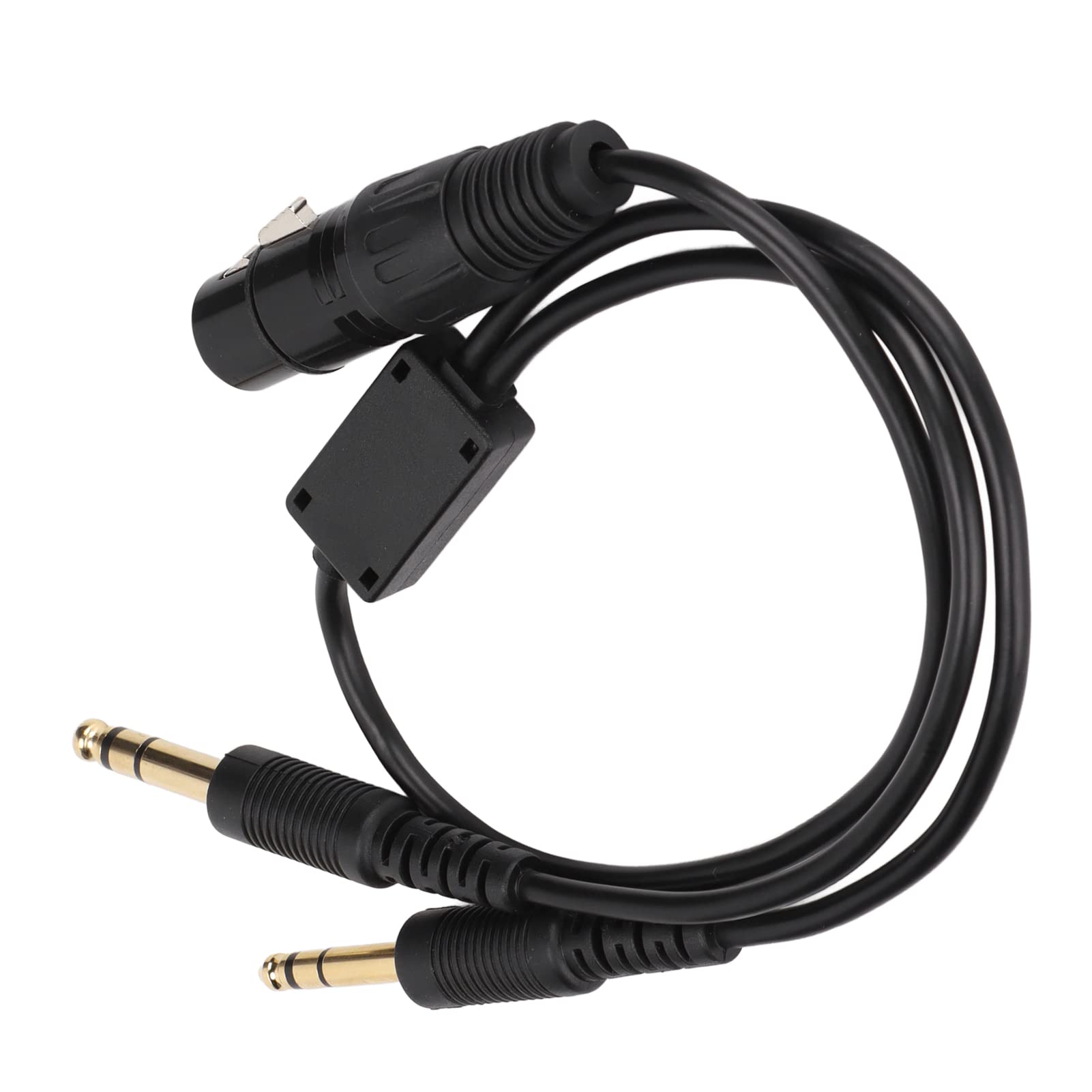 Cavo Adattatore per Cuffie Aeronautiche per, GA Dual Plug 5 Pin Cuffie da Pilota a Cuffie GeneraliXLR Cuffie Pilota XLR Cuffie con
