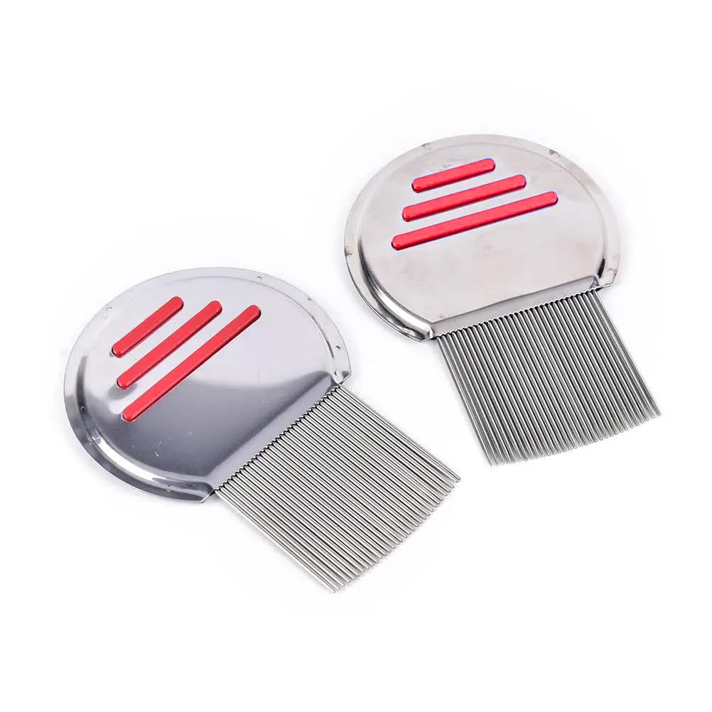 See full amazon price history chart for NFI essentials Pack of 2 Professional Stainless Steel Lice Comb Treatment Comb for Head Lice Removal Tool for All Hair Types, Metal Plastic Long Teeth, Nit Lice Egg Removal NFI essentials Pack of 2 Professional Stainless Steel Lice Comb Treatment Comb for Head Lice Removal Tool for All Hair Types, Metal Plastic Long Teeth, Nit Lice Egg Removal (B0D5HJYLVC) Amazon Price History, Amazon Price Tracker