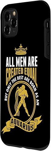 Miniatura 2 de iPhone 11 Pro Max Only the Best Men are Born as Aquarius Case