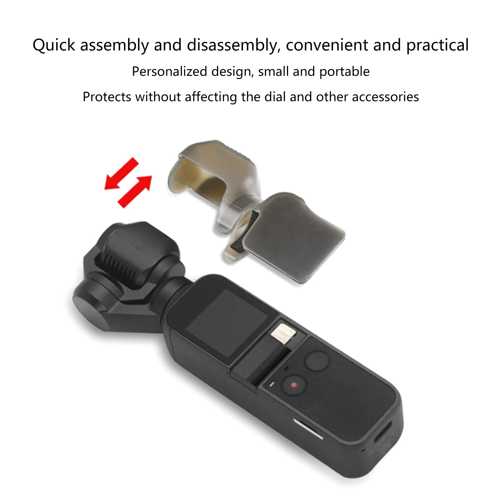 Lens Cover Hood Guard Cap Protector Dustproof Gimbal Camera Accessories for Pocket for Protection for Lens Protector