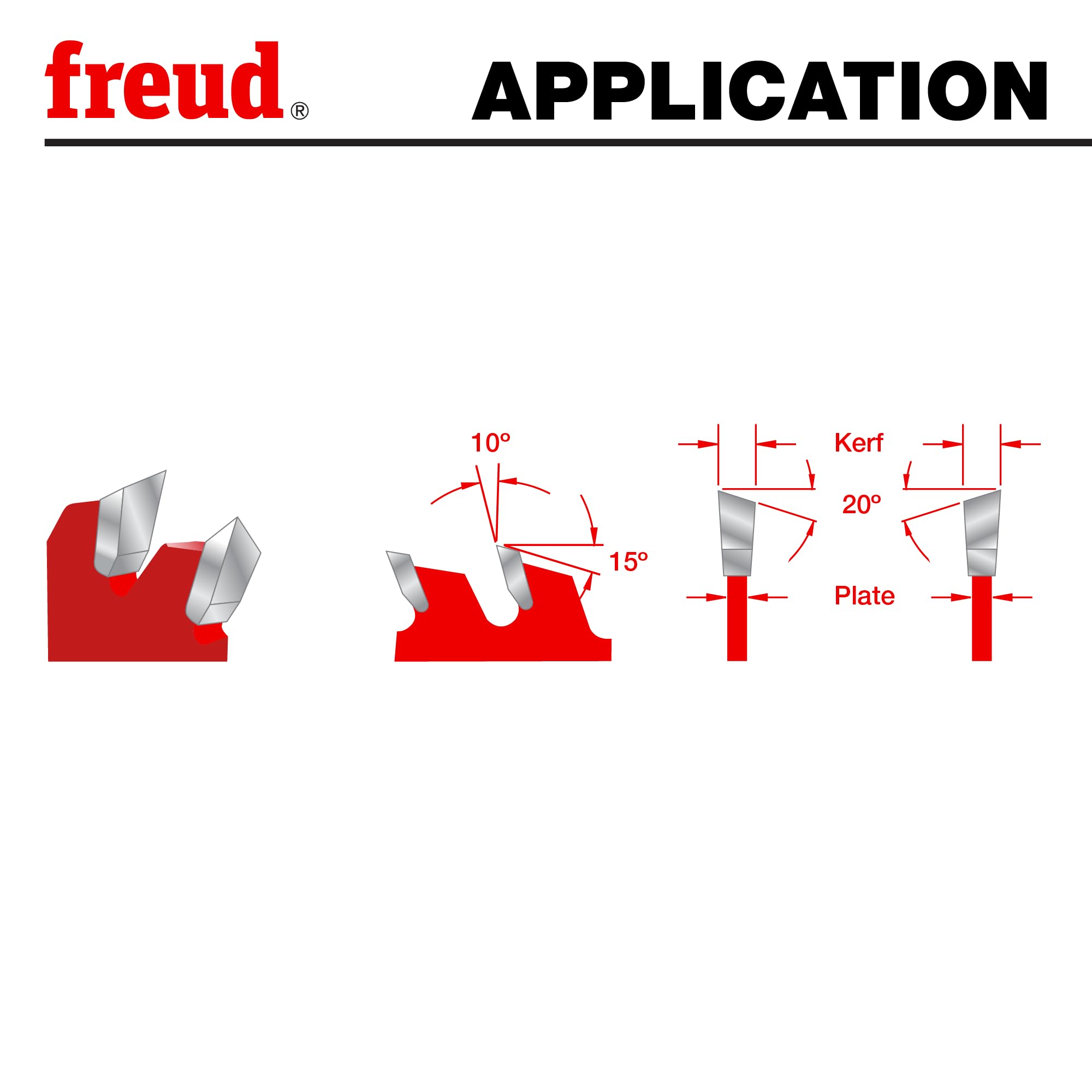 Freud LU85R008 20,3 cm Ultimate cut-off lama, 64 denti, con 5/20,3 cm Arbor and Permashield coating, LU85R012