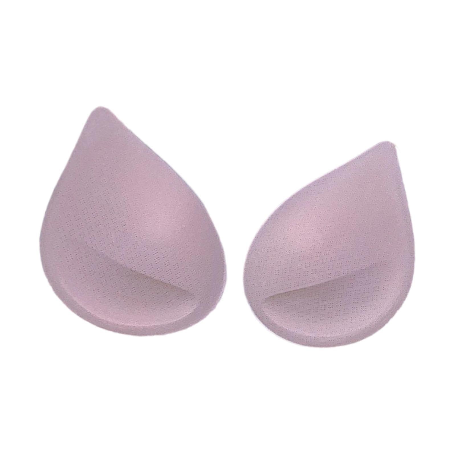 nivaa 2x Bra Cups Inserts Removable Breast Enhancers Inserts Soft Bra Pads Inserts Bean Paste Color 15X14X2CM-picture-28