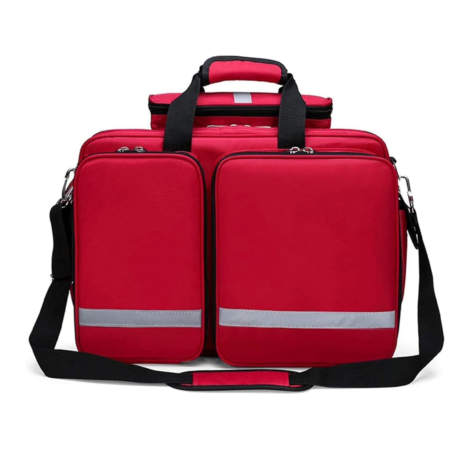Bolsa para Botiquín De Primeros Auxilios Profesional con Compartimentos Etiquetados, Bolsa Médica De Almacenamiento Portátil, Kit De Rescate De Emergencia Impermeable