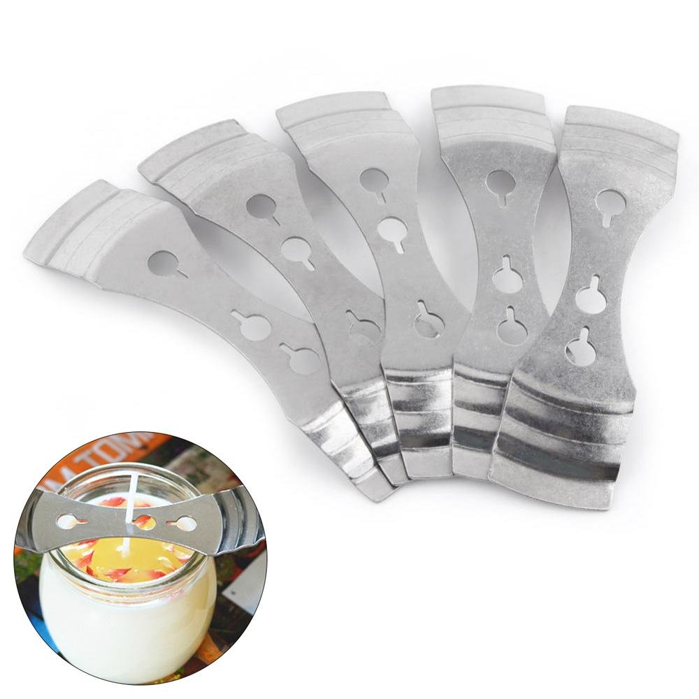 Support De Mèche à Bougie En Métal - Lot De 14 Pièces - Pour Fabrication De Bougies Maison