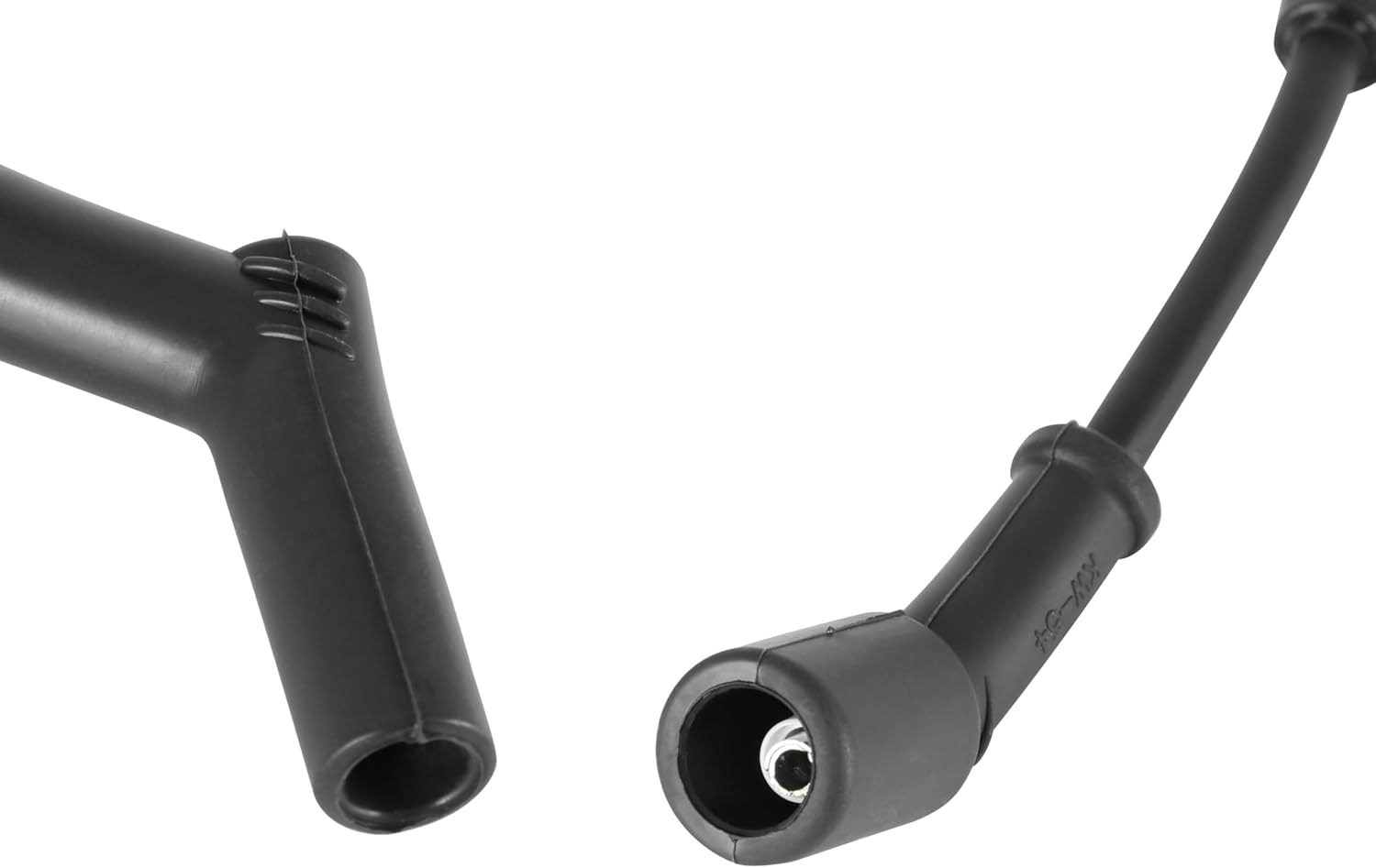 Holley EFI 561-100 Spark Plug Wire Set - Black with Black 45 degree boots