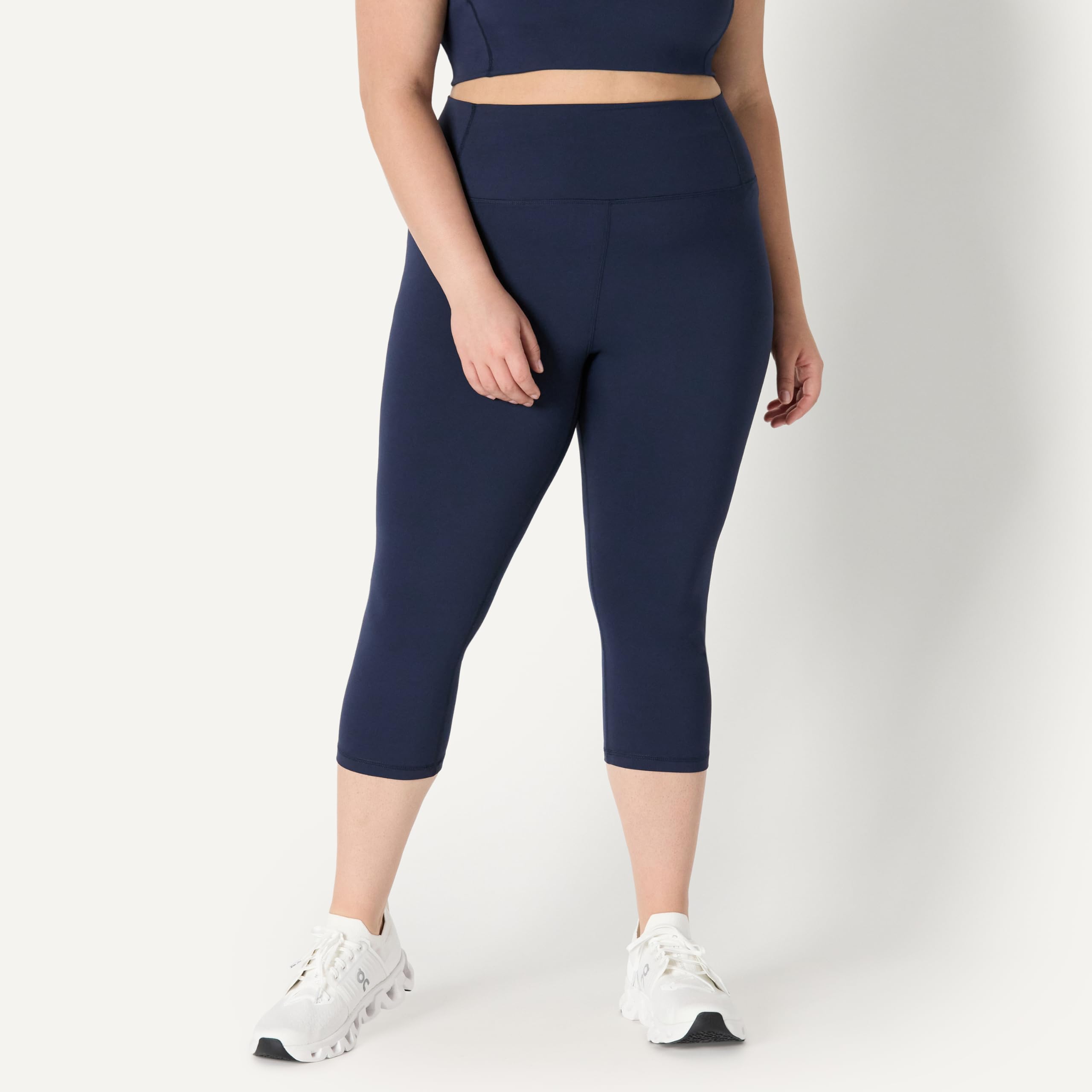 Amazon Essentials Aewm91328 - Damskie legginsy Capri FormFlex High Rise Kobiety