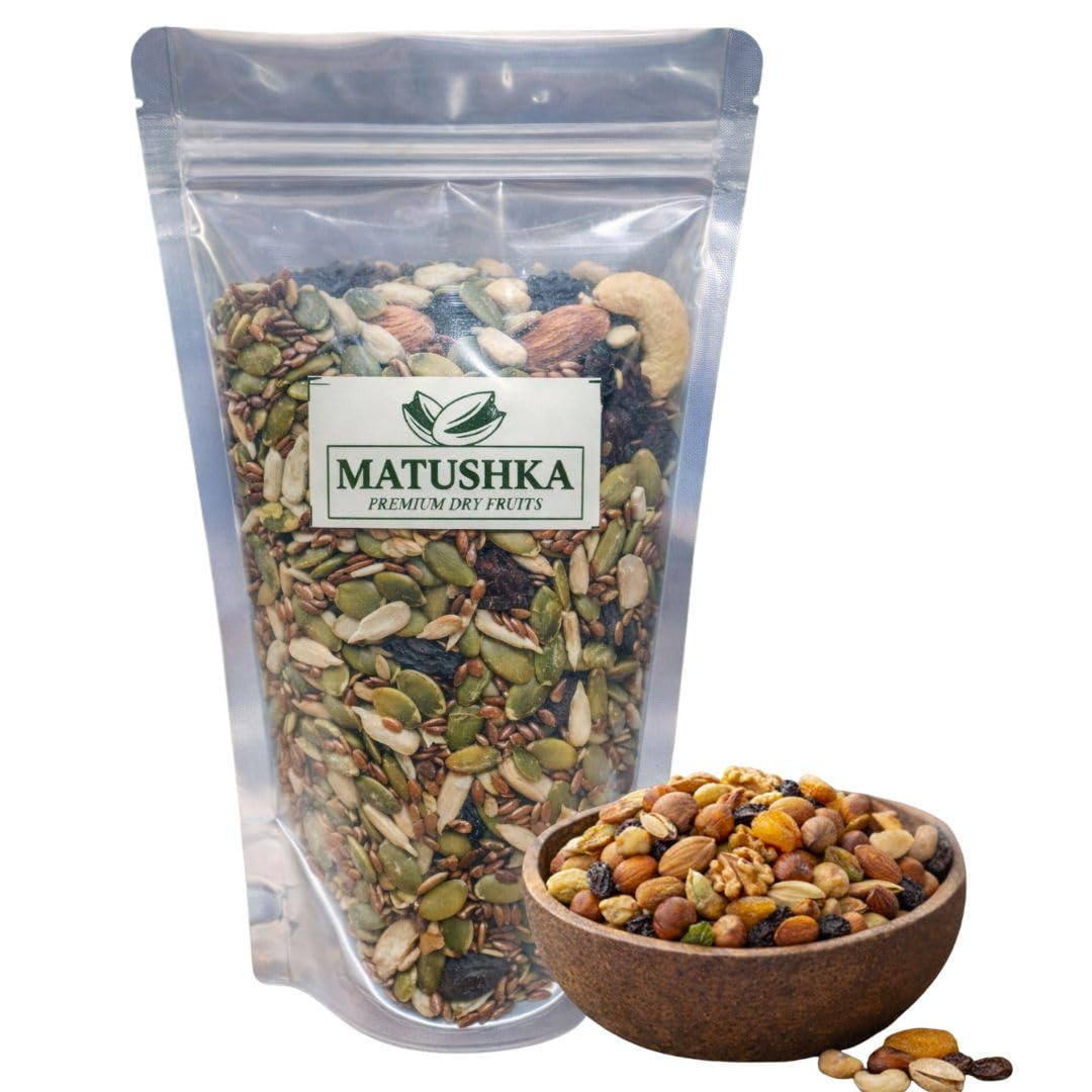 MATUSHKA Handpicked Natural 100 gm Roasted Mix Dry Fruits for Healthy Snacking-image-12