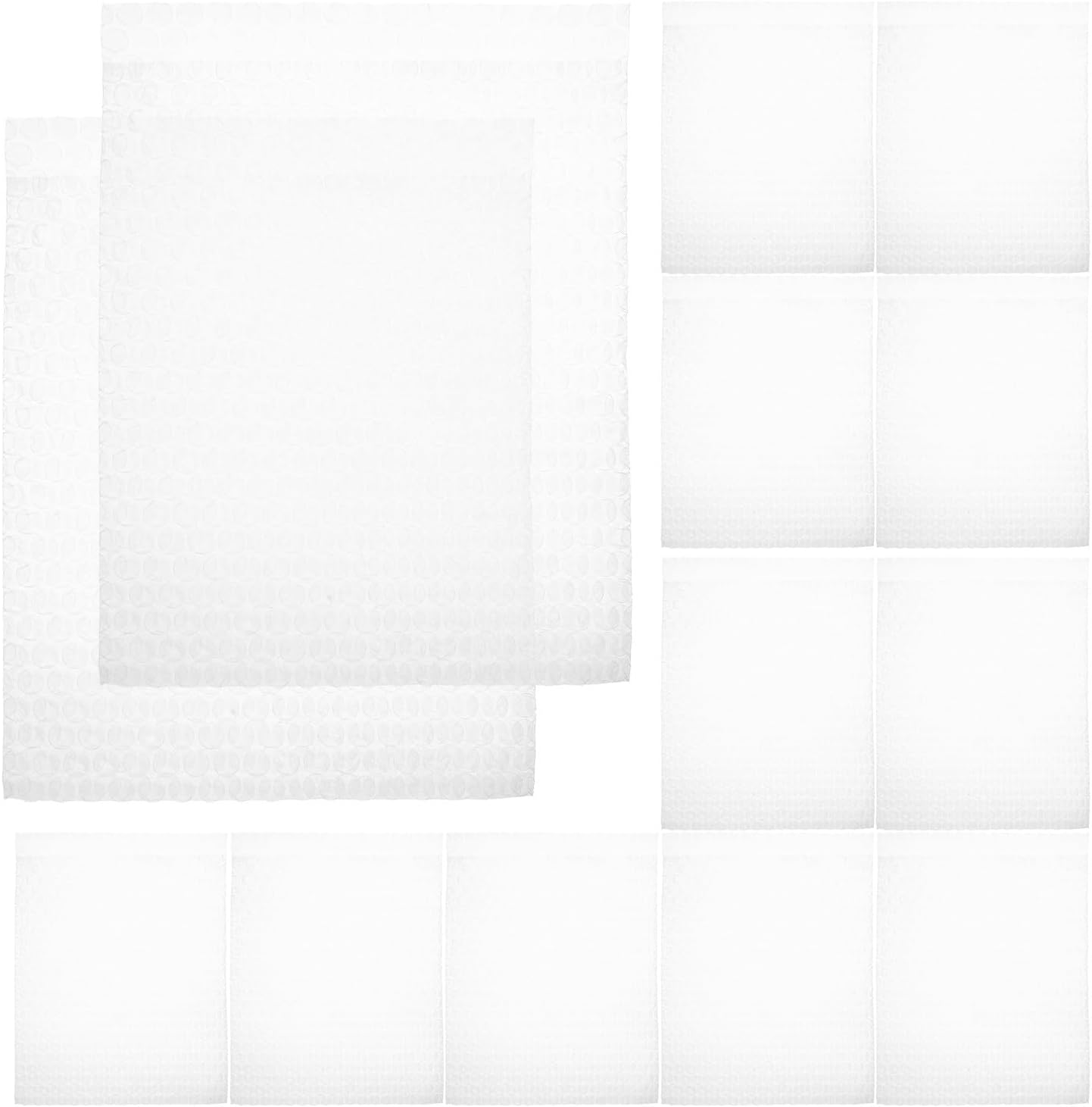Cabilock 100pcs Thickened Bubble Pouches Packaging Bags 20x25cm Shockproof Cushioning Storage Wrap for Shipping Moving and Plate Transport Protection