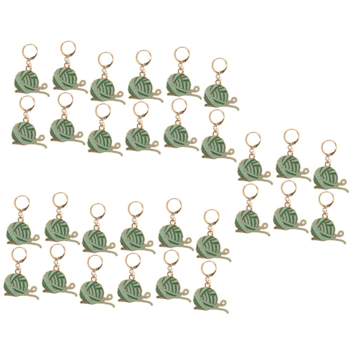 HOMSFOU 5 Series Marcadores De Puntadas De Metal Tejer Y Crochet Marcadores Removibles Proyectos De Manualidades Accesorios De Tejer Y Práctico 6 Piezas X 5