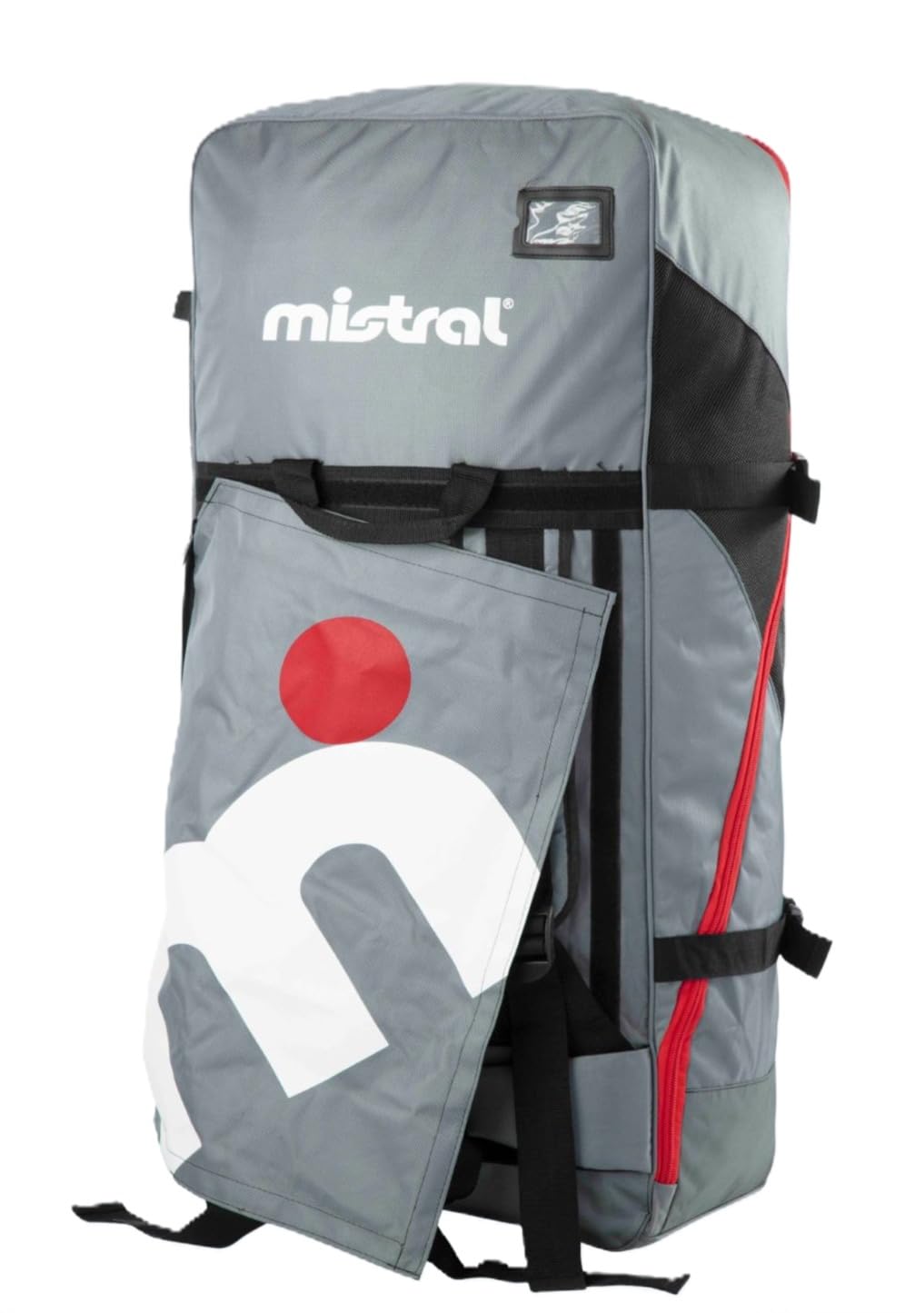 Mistral® Sac à dos de SUP Wheelbag XXL Stand Up Paddling Gearbag avec roulettes, rouge, 163 Liter Fassungsvolumen, Mistral® Wheel Travel Bag Sac à dos à roulettes XXL