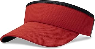 Headsweats womens Lightweight Performance Running Sun Visor, Ruby Red, 1 US