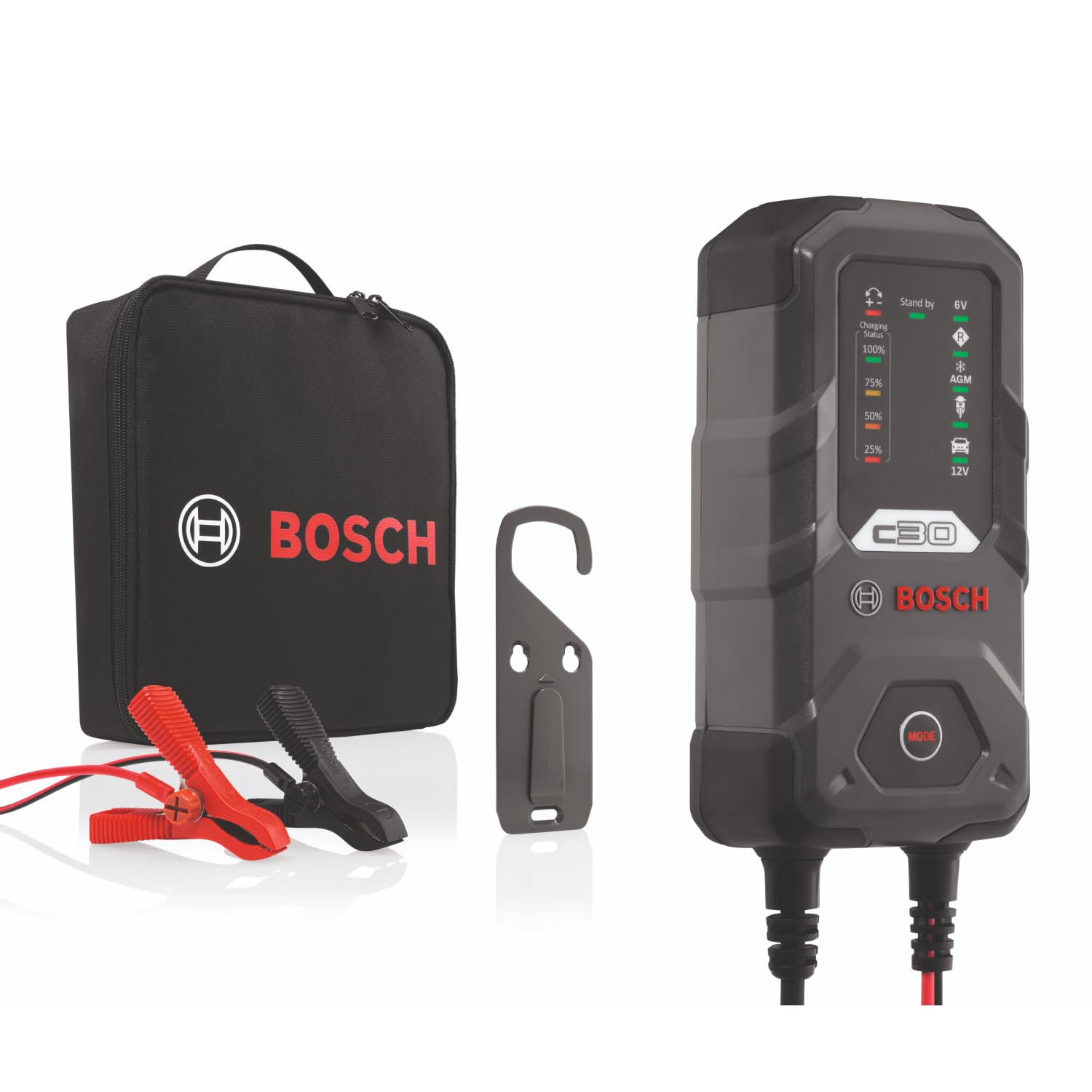 bosch c30 chargeur batterie voiture 12v