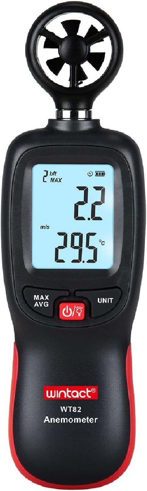 WINTACT WT82 Digital Anemometer Air Speed Meter