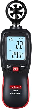 WINTACT WT82 Digital Anemometer Air Speed Meter