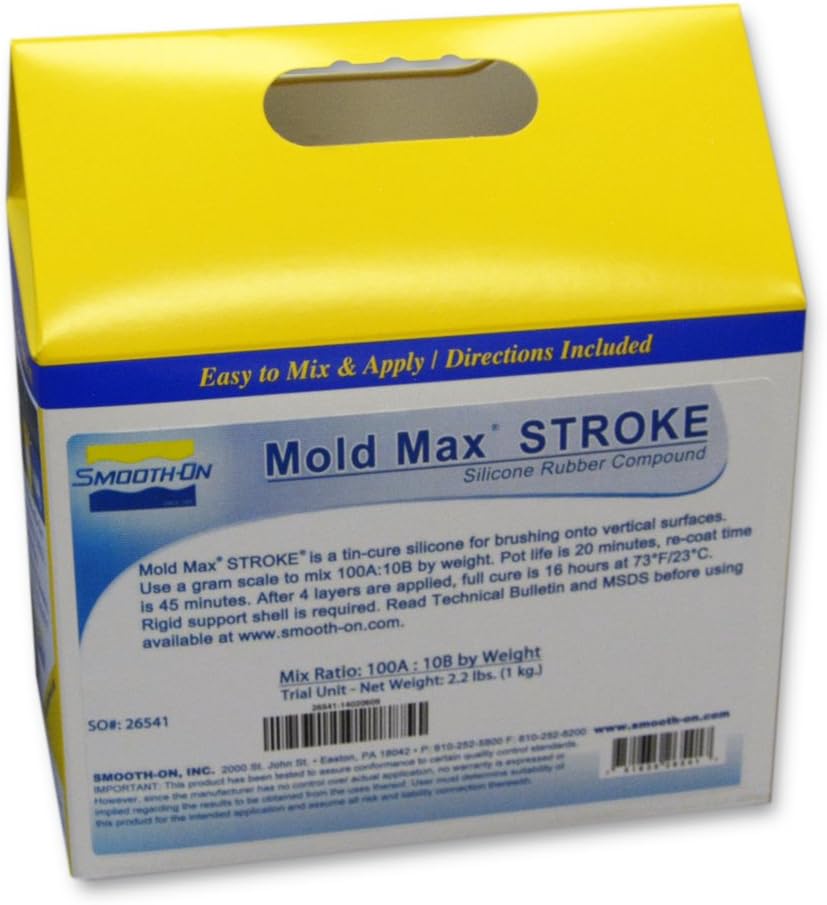 Mold Max Stroke - Brushable Tin Catalyzed Silicone Rubber - Pint Unit