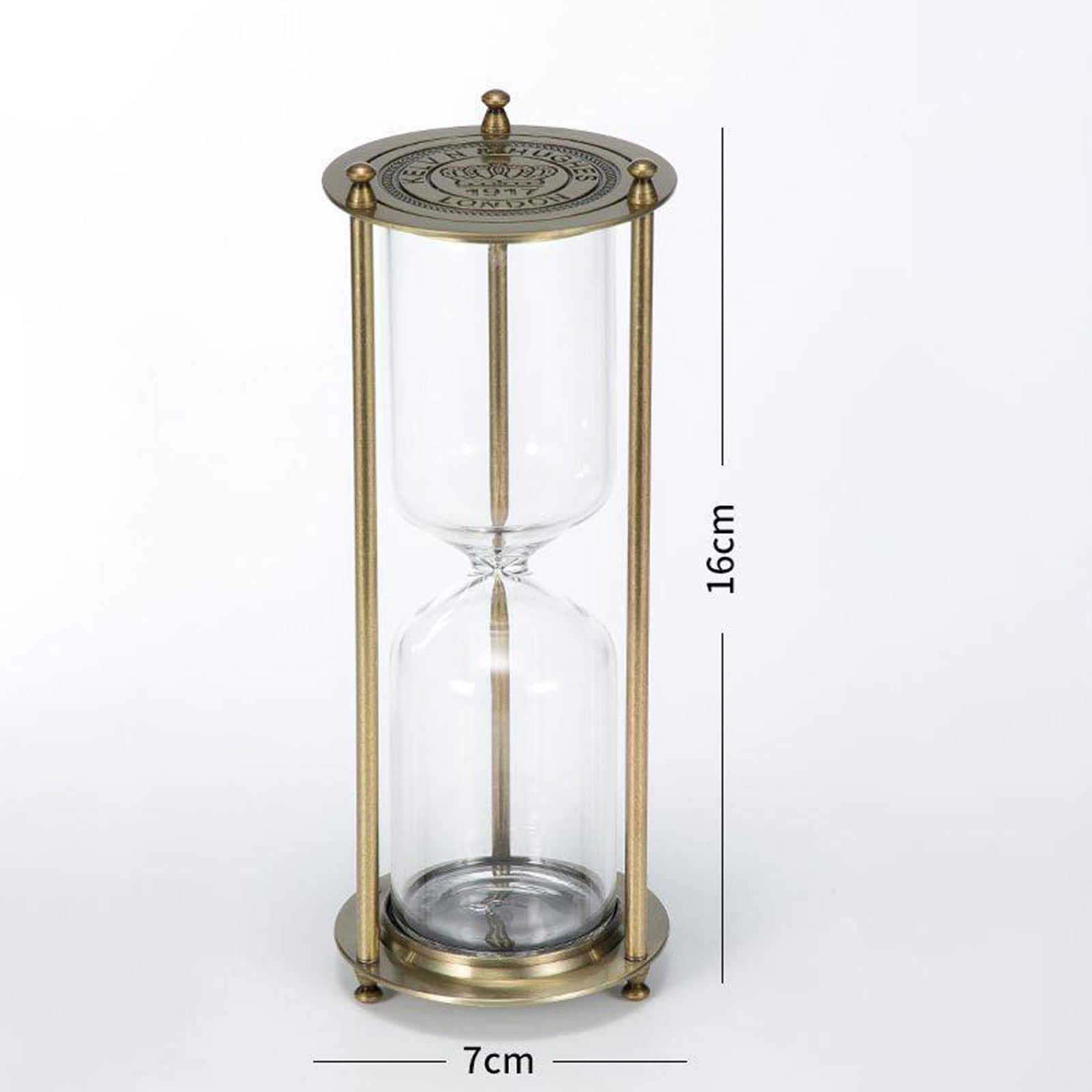 Selbstinstallierter Sanduhr-Timer, der mit Sand gefüllt Werden kann, Leere Sanduhr, dekoratives Souvenir, einzigartige kreative Klassenzimmer-Spiel-Home-Office-Dekoration