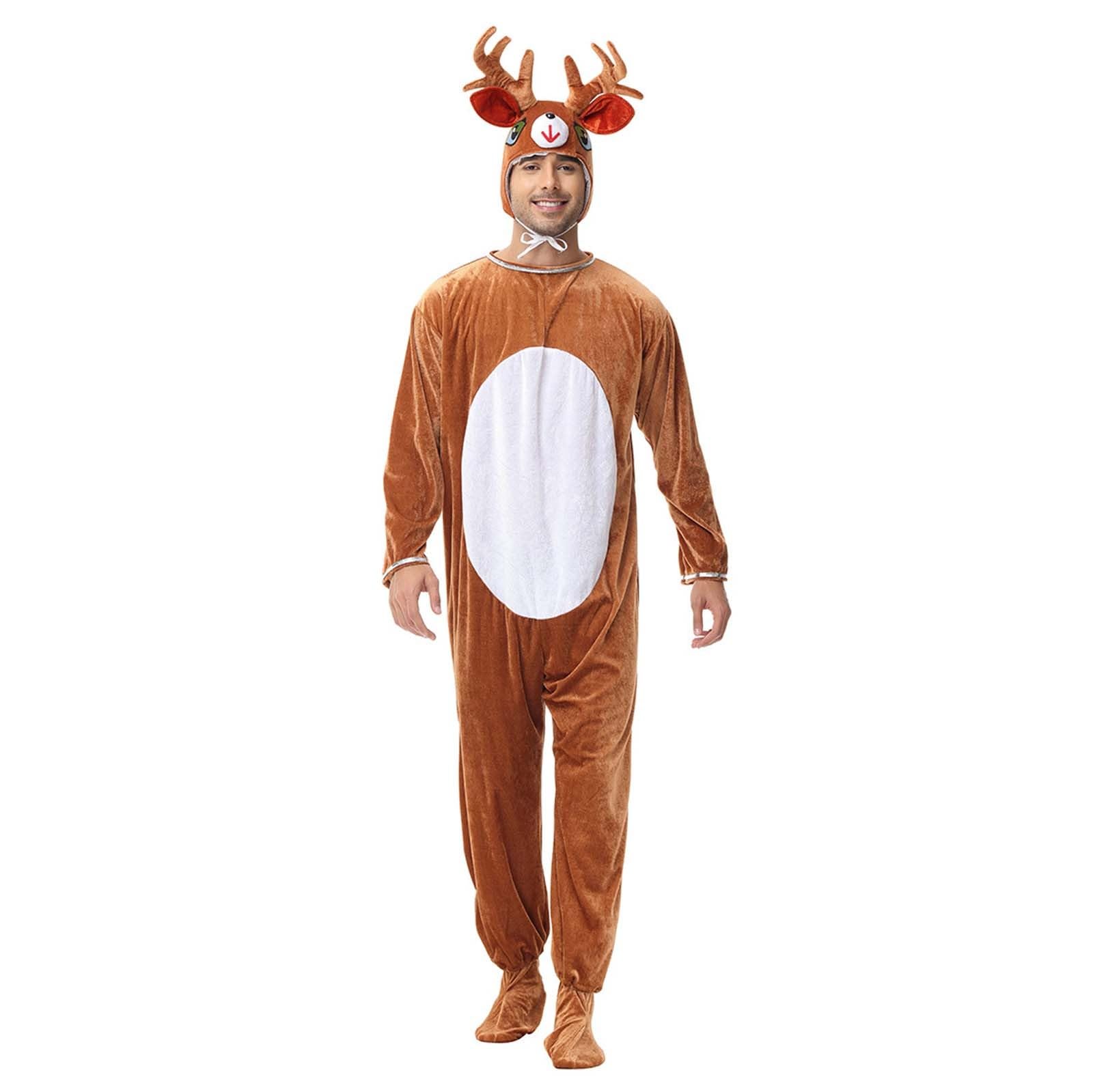 Generico Costume Natale Uomo Renna