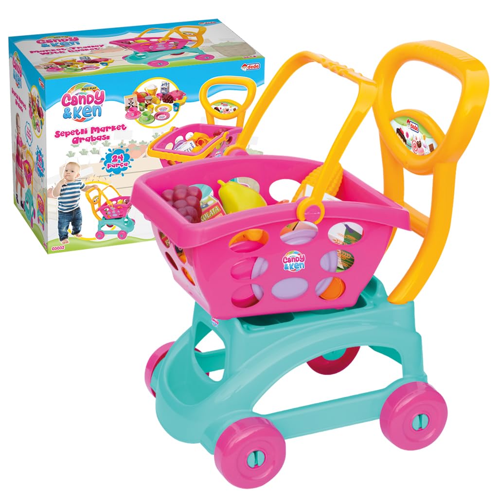Dede - Candy & Ken Sepetli Market Arabası