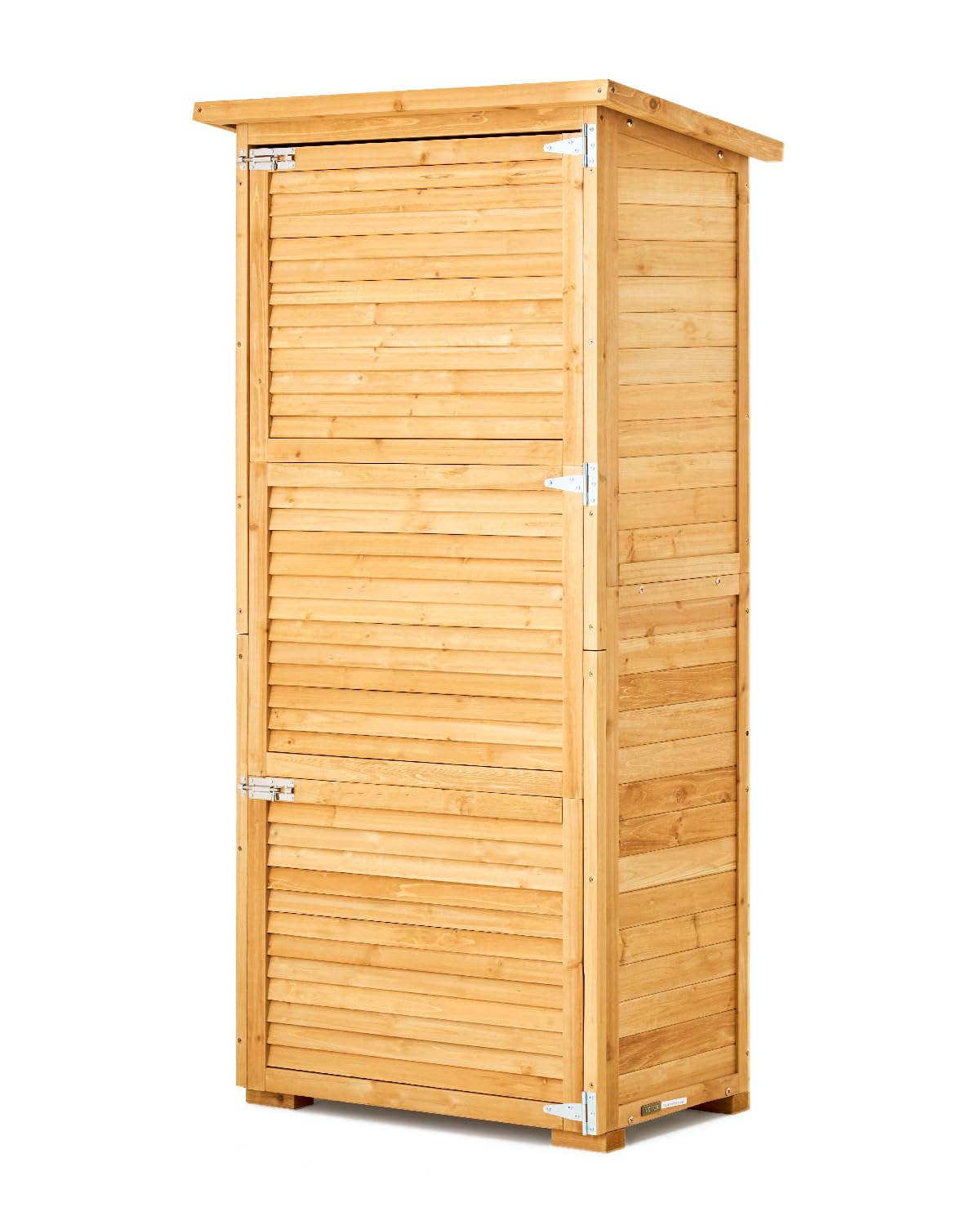 VEVOR Geräteschuppen 800 x 500 x 1620 mm, großer Gerätehaus, Geräteschrank mit Metallrahmen, Regalen, Boden, wasserdichter Lagerschrank für Terrasse, Hof, Rasen, Garten, Gartenschrank