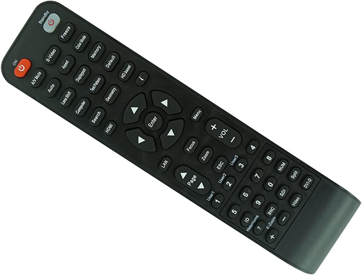 HCDZ Replacement Remote Control for Epson Pro V11H762920 G7500U V11H750020 G7500UNL V11H750920 G7805U G7905U G7850 V11H753120 3LCD 1080P 3D Projector