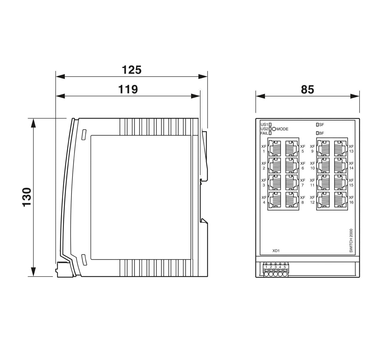 Switch Ethernet Industriale 2702904
