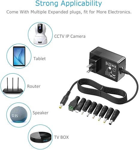Miniatura 4 de Belker 5V 2A 1.5A 1A Adaptador de CA Cargador de pared Fuente de adaptador de corriente para TV Box Tablet Router Más dispositivos 5V