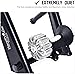 Fluid Bike Trainer Stand, Health LINE Product Indoor Fluid Bicycle Exercise Trainer w Quiet Real Road Feel Flywheel, Supports 370lbs Portable Cycling Stand