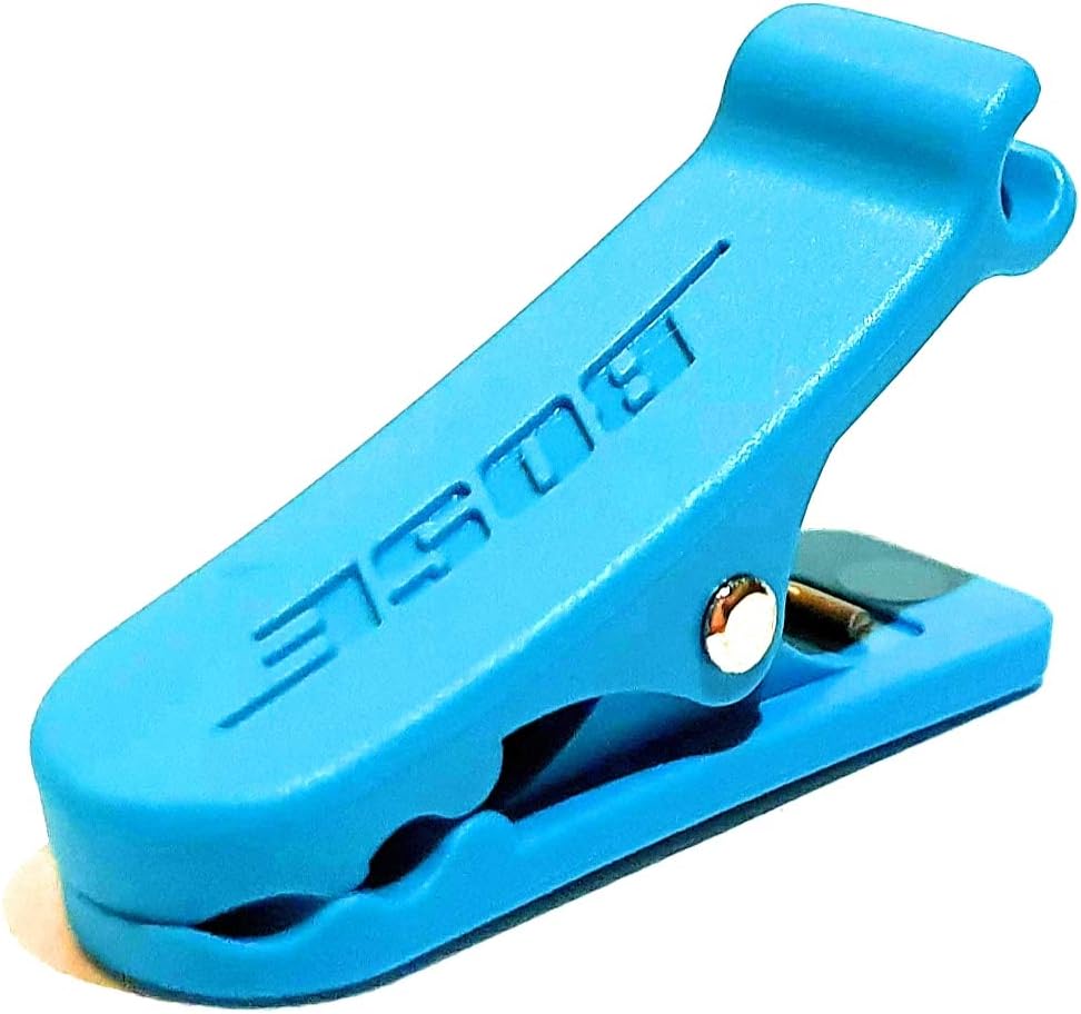 Headphones Cable Cord Wire Line Clip Clamp Holder Organizer for Bose SoundSport Wireless Headphones (Blue)