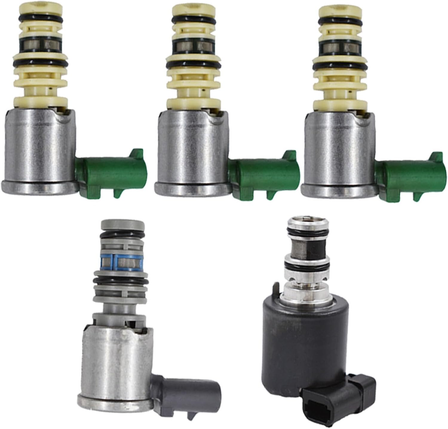 munirater 5L40E Transmission Solenoid Kit Replacement for 1996-2011 GM Shift TCC EPC 96022804 10478146 24212690 24227792 8683187