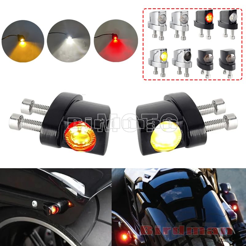 Feux indicateurs débit LED et clignotants moto universels