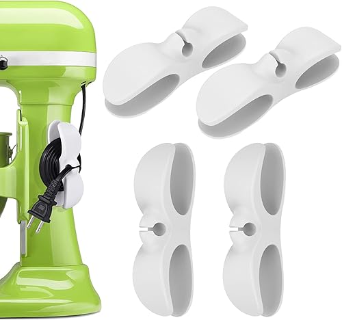 Organizador de cables para electrodomésticos soporte de cable mejorado para envolver cables enrollador de cables para electrodomésticos de cocina