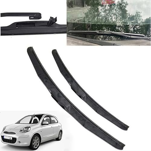 Miniatura 2 de windscreen wipers wiper pair Car Front Wiper Blades Set Windshield Windscreen wiper blade For Nissan Micra March K13 2010-2020