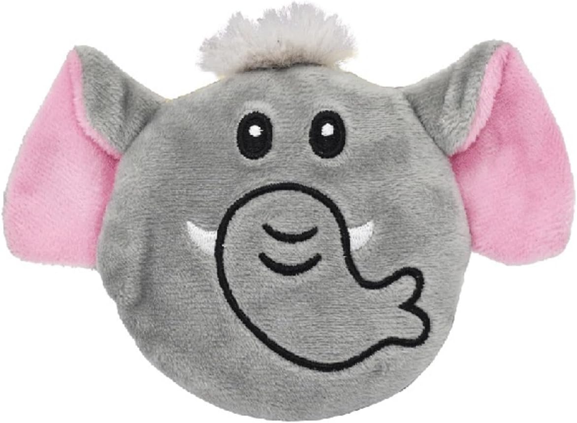 3.5 Inch Safari Subwoofer Disc Dog Toy with Squeaker Choose from 4 Animals or Full Set (Full Set - All 4 Toys)