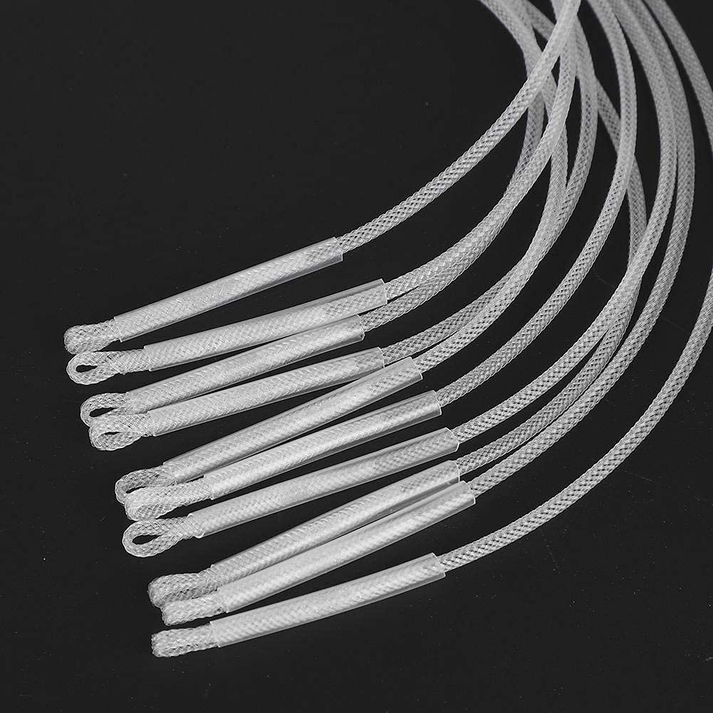 1 Unids 3LB / 5LB Conectores de Bucle de línea de Pesca con Mosca para Accesorios de Pesca con Mosca(Blanco 5Lb) sedal Mosca Pesca