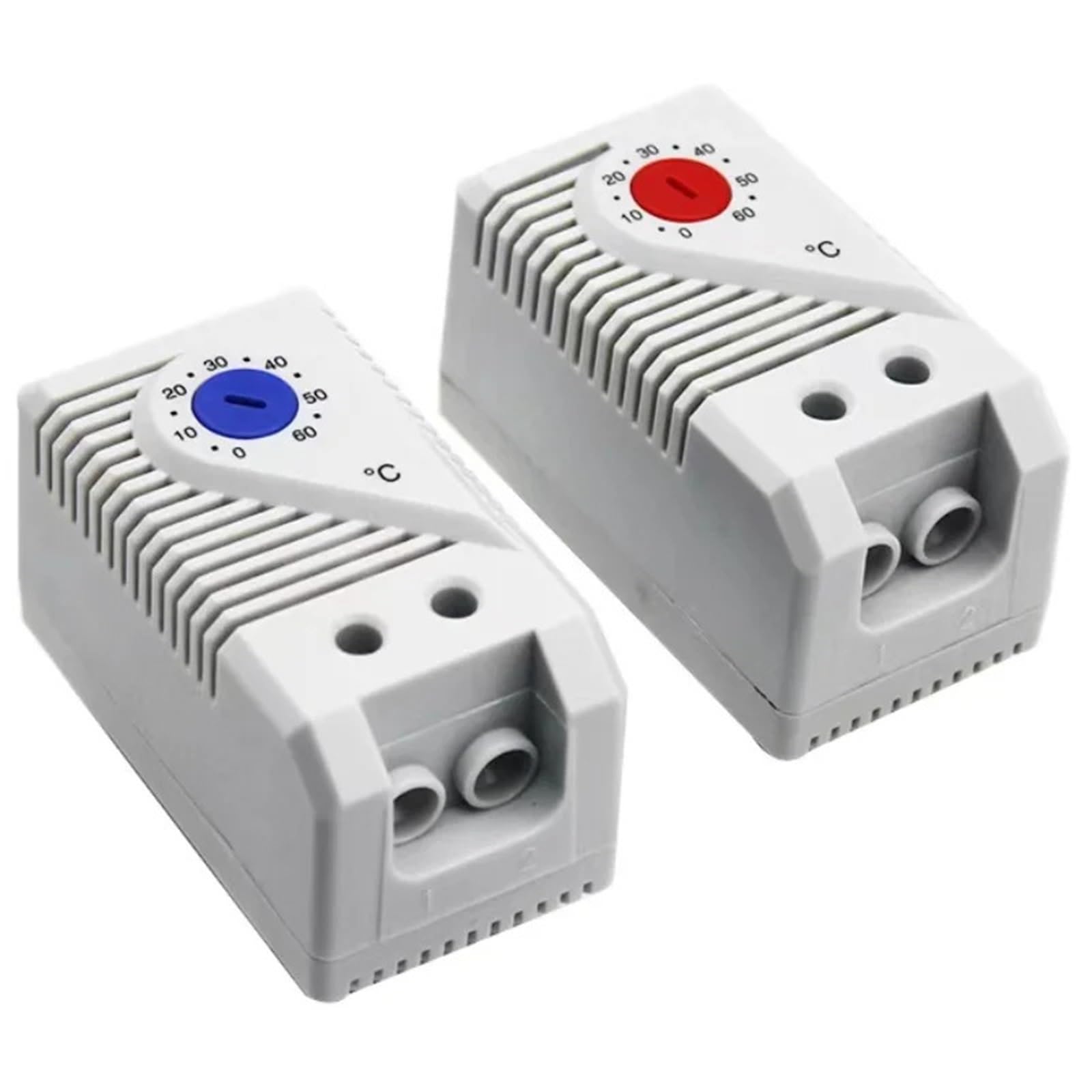 3 pezzi Regolatore di temperatura KTO011 Interruttore meccanico KTS011 NO NC 0-60℃ Termostato for armadio e controllo 'umidità AC 250V 10A(KTS011-NO)